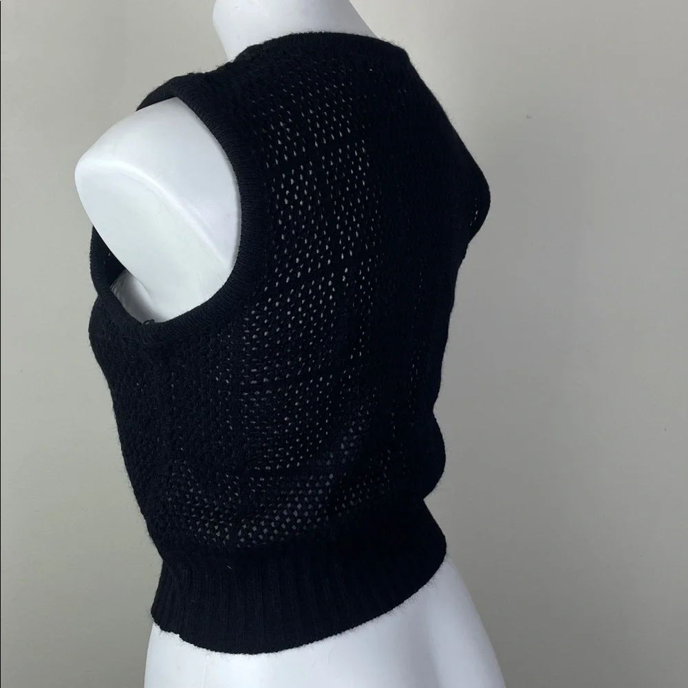 Ecco Bay Open Knit Vintage Sweater Vest
